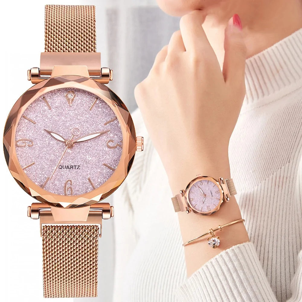 Elegant Rose Gold Women Watch for Timeless Style