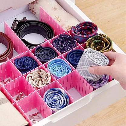 Customizable Combination Adjustable Drawer Organizer for Clutter-Free Spaces