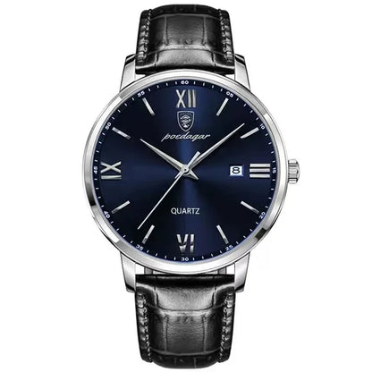 Leather Men Quartz Luxury Watches for Timeless Elegance