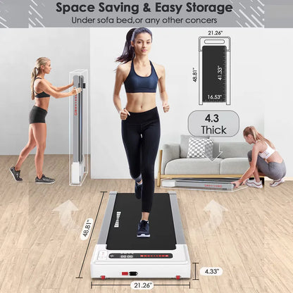 Portable Mini Treadmill for Under-Desk Fitness Workouts