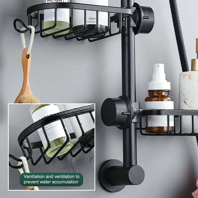 Stylish Bathroom Shelves Organizer Rack Storage Solution