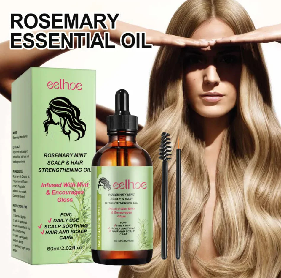 Nourishing Rosemary Hair Repair Essential Oil for Growth