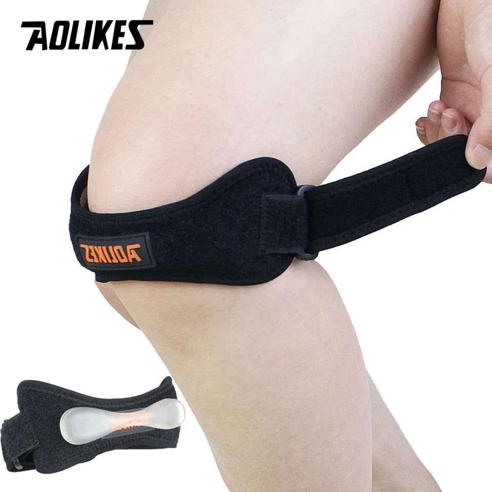AOLIKES 1PCS Adjustable Knee Pad for Pain Relief Support