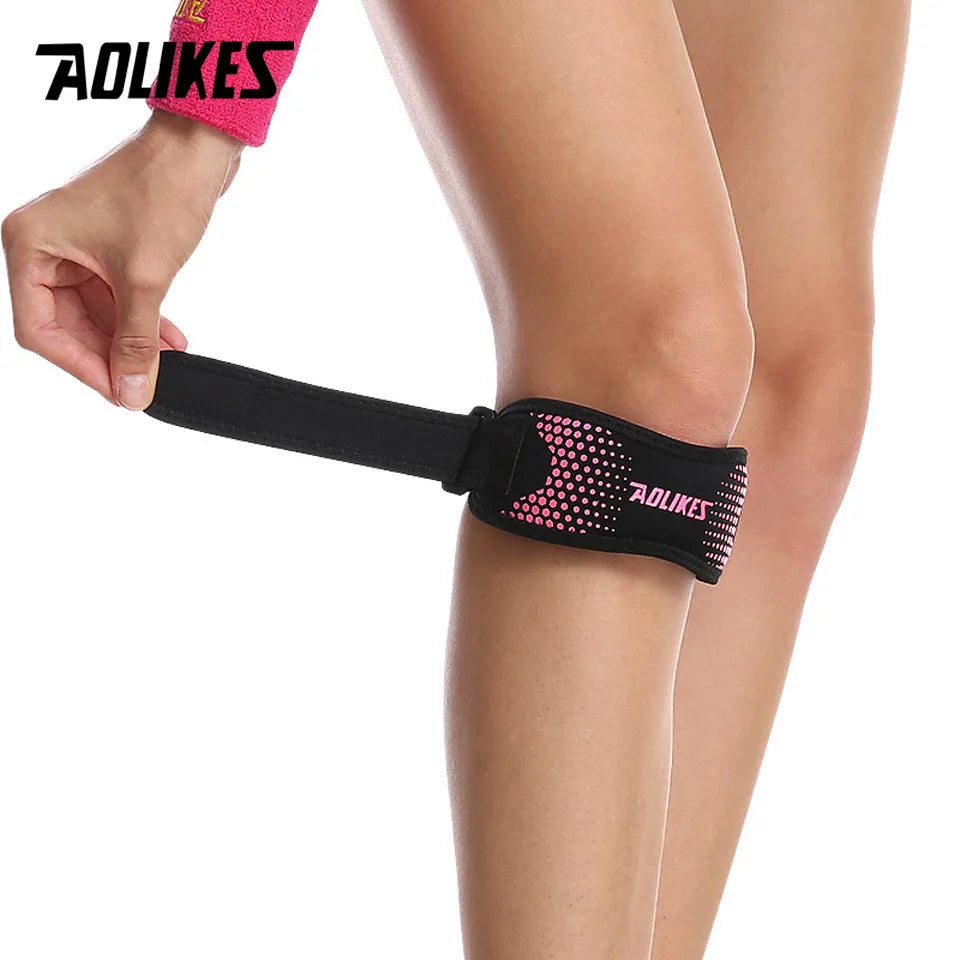 AOLIKES 1PCS Adjustable Knee Pad for Pain Relief Support
