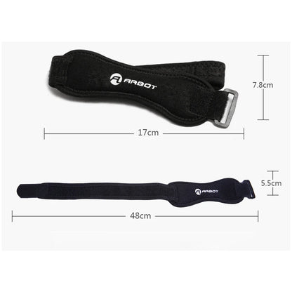 Adjustable 1 Piece Knee Patellar Tendon Support Sleeve