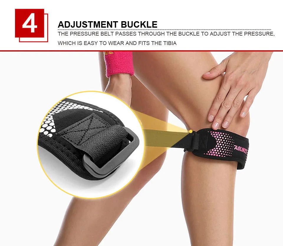 AOLIKES 1PCS Adjustable Knee Pad for Pain Relief Support