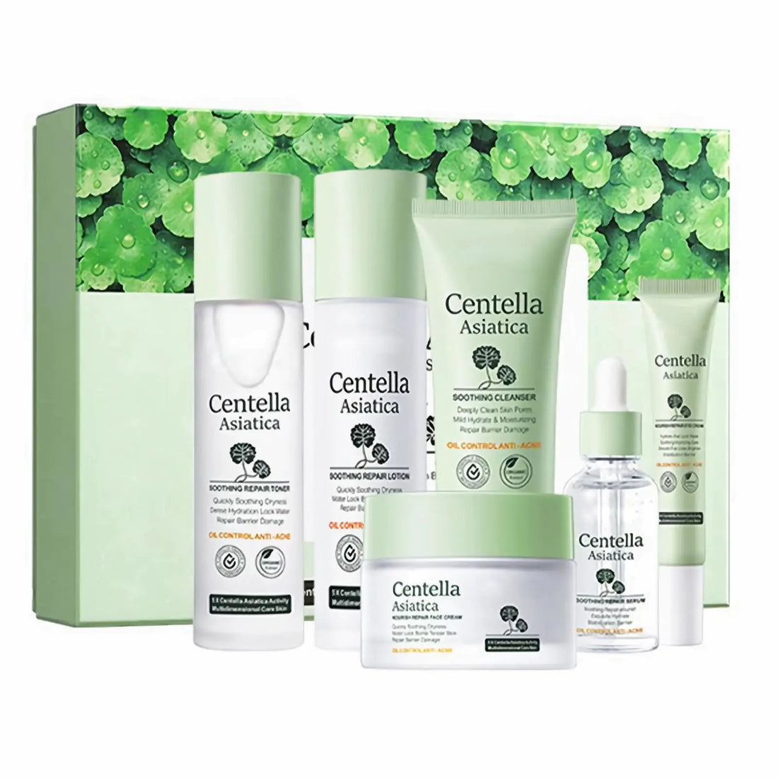 6 Piece Face Skin Care Routine Kit for Women Gift Set