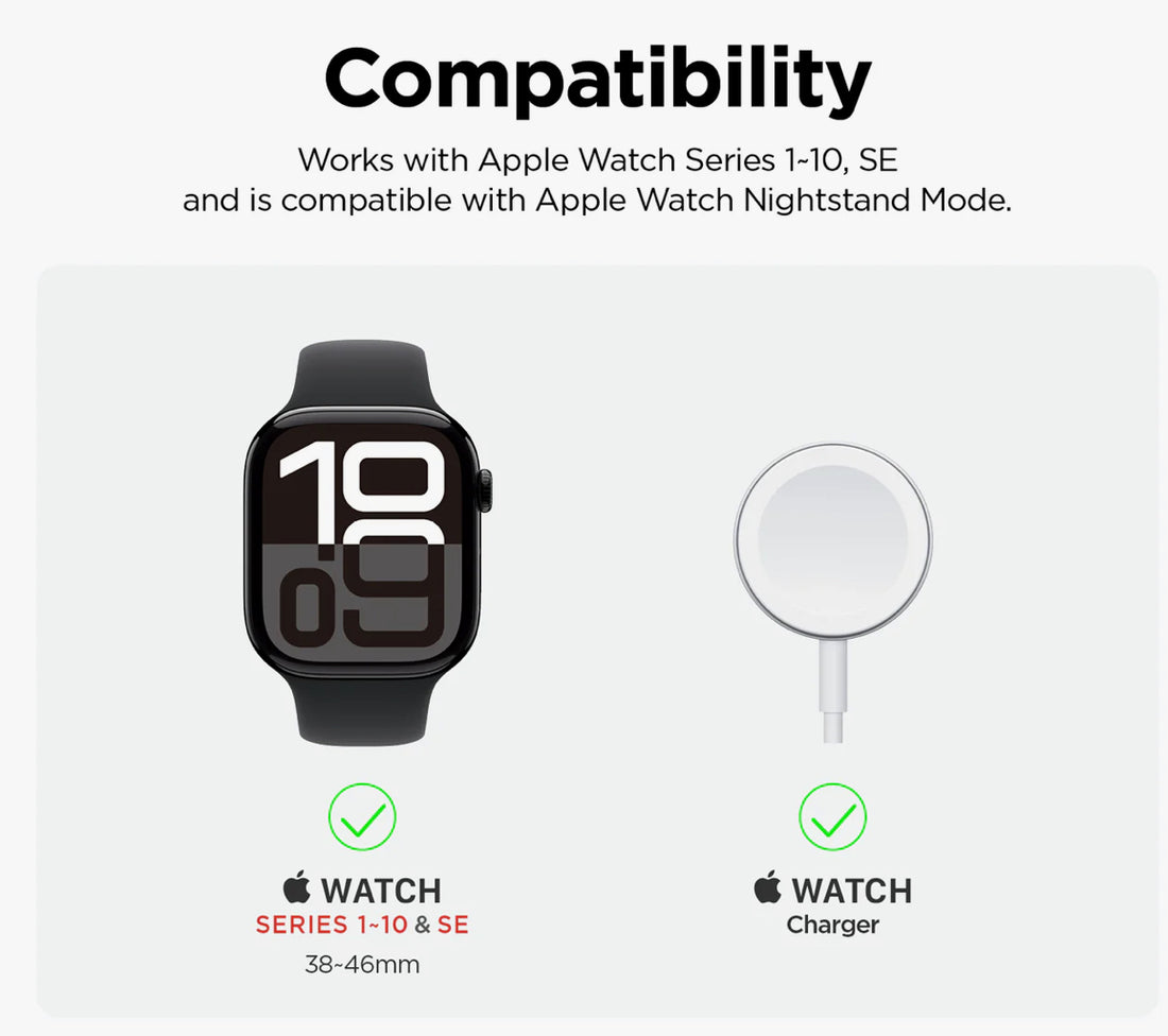 Silicone Charging Stand for Apple Watch – Premium, Minimalist, Travel-Friendly