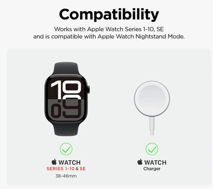 Silicone Charging Stand for Apple Watch – Premium, Minimalist, Travel-Friendly