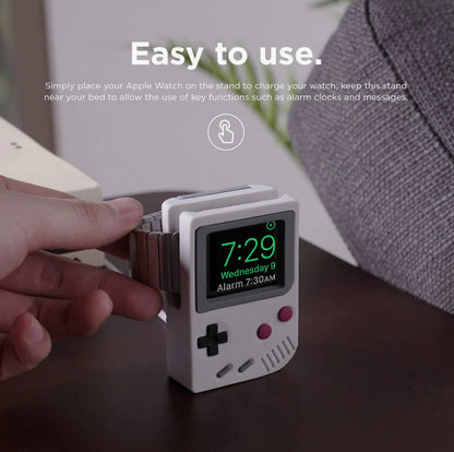 Silicone Charging Stand for Apple Watch – Premium, Minimalist, Travel-Friendly