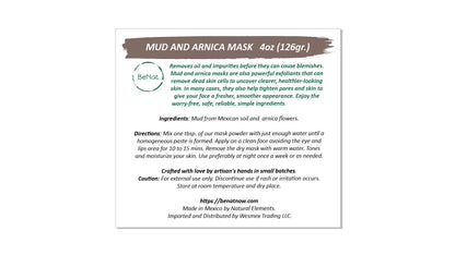 All-Natural Mud and Arnica Mask for Clear Skin