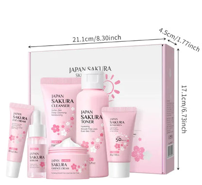 Cherry Blossom Skin Care Set for Radiant Skin