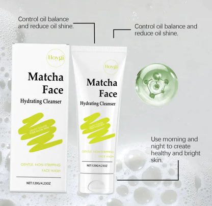 Matcha Moisturizing Facial Cleanser for Hydrated Skin
