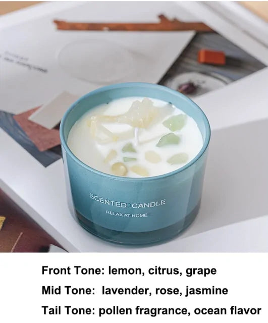 Scented Candles In Glass Jar for Relaxing Ambiance