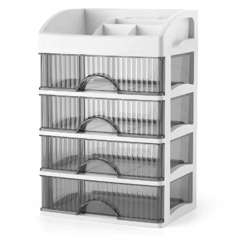 Stylish Multi-Layer Desktop Organizer Storage Box for Clutter-Free Spaces