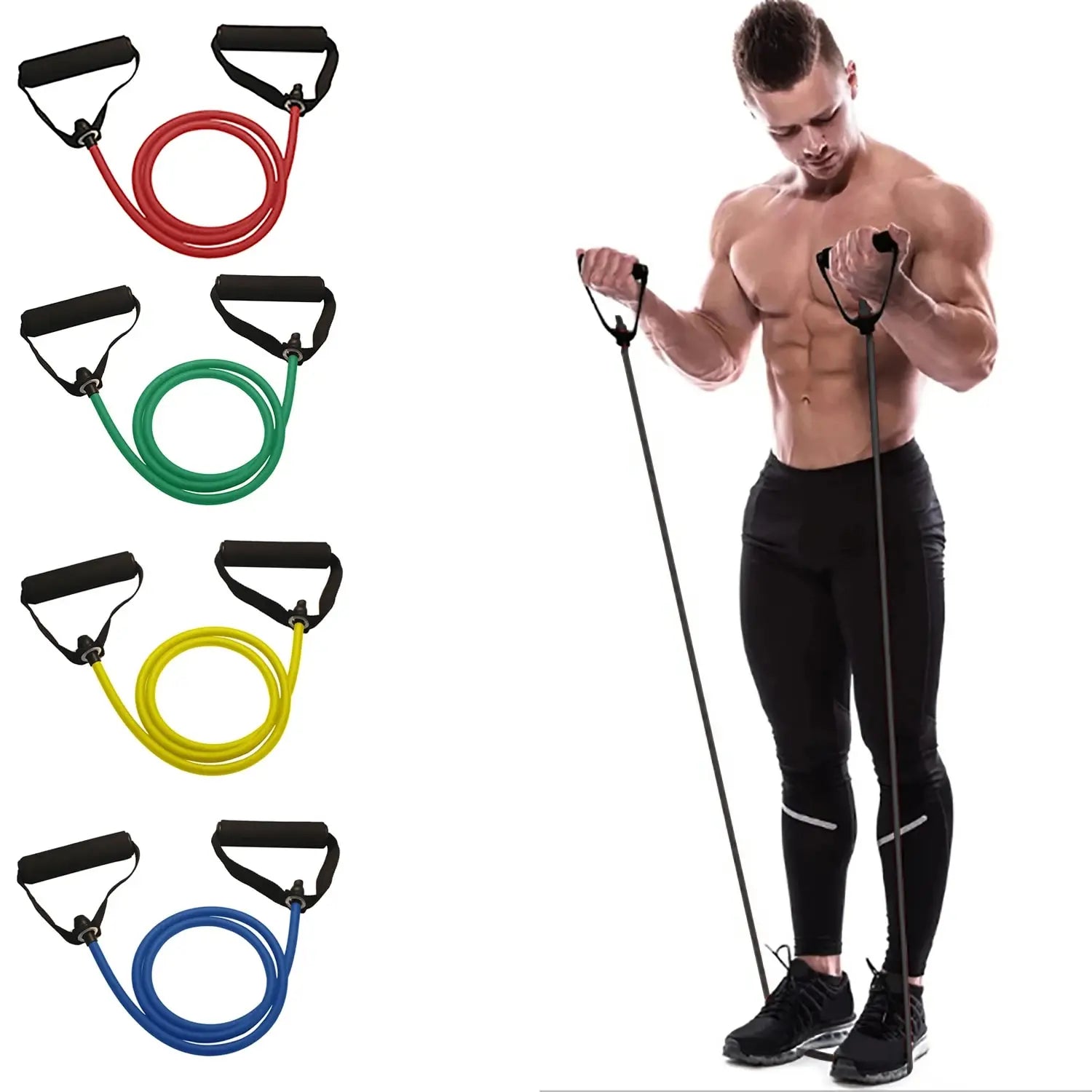 Resistance Bands With Handles For Effective Home Workouts