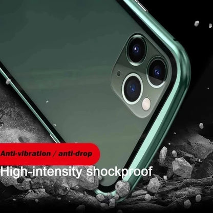 360° Full Protection Metal Magnetic Phone Case For iPhone 16 Pro Max 14 13 12 11 15 Pro Max X XS XR Plus