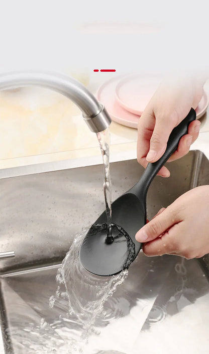 New Non-Stick Black Silicone Kitchen Utensils Set