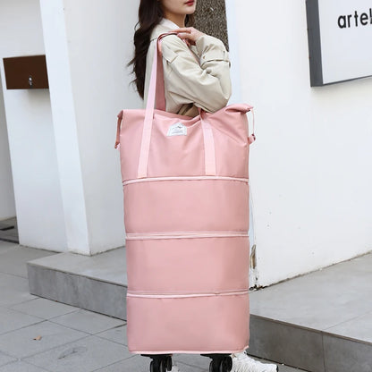 Giant Rolling Travel Duffel Bag - Spacious Lightweight Luggage