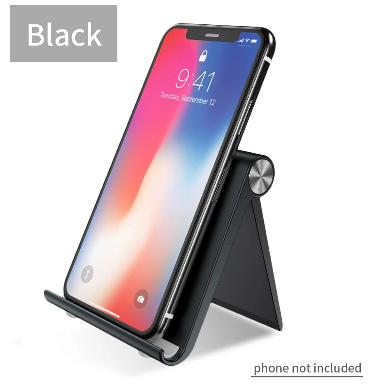 Aluminum Alloy Desktop Mobile Phone Stand Foldable iPad Tablet Support Cell Phone Desk Bracket Lazy Holder For Smartphone Mount