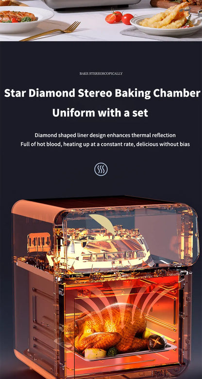 10L Large Capacity Oil-Free Electric Air Fryer Oven