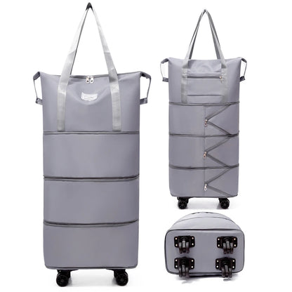 Giant Rolling Travel Duffel Bag - Spacious Lightweight Luggage