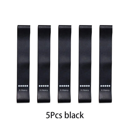 5Pcs/Set Yoga Resistance Rubber Bands for Fitness Training