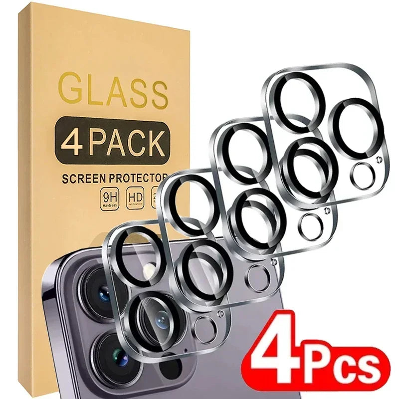 4/1PCS HD Back Camera Tempered Glass For iPhone 13 14 15 16 Pro Max