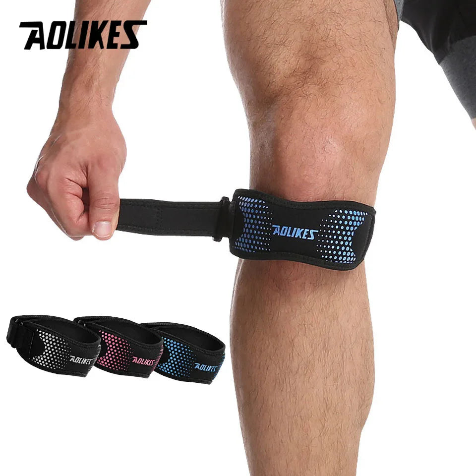 AOLIKES 1PCS Adjustable Knee Pad for Pain Relief Support