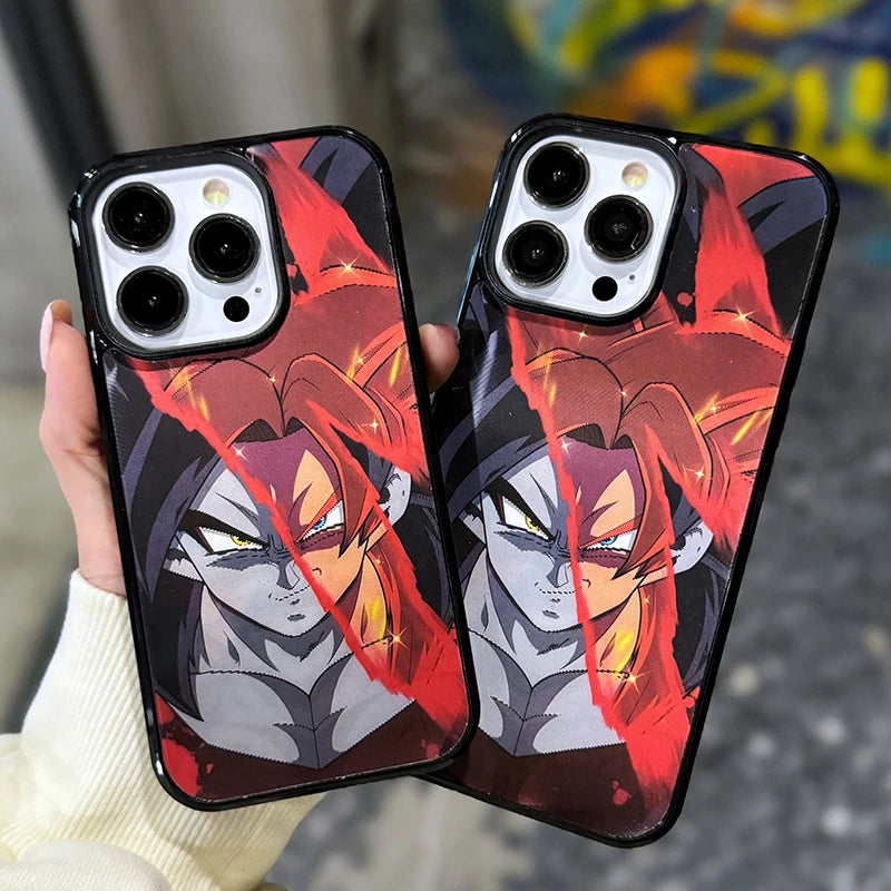 Anime D-Dragon Ball 3D Changing Visual For Magsafe Magnetic Phone Case For iPhone 15 14 13 12 11 Pro Max Wireless Charging Cover