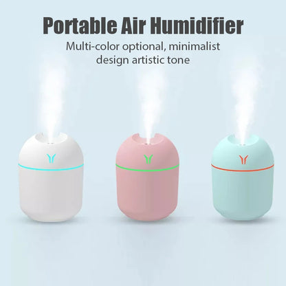Mini Ultrasonic 250ML Air Humidifier With Romantic Light