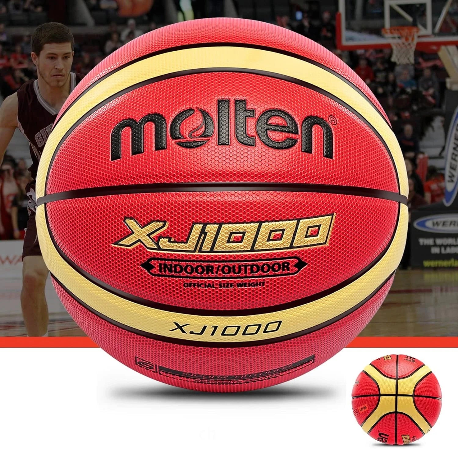 Molten Basketball XJ1000 Size 6, 7 Indoor Outdoor PU Leather