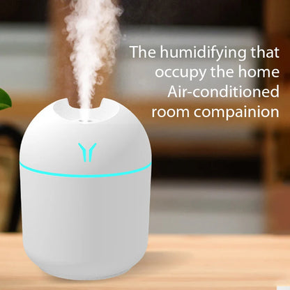 Mini Ultrasonic 250ML Air Humidifier With Romantic Light