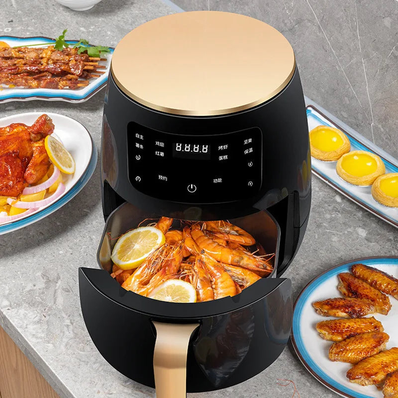6L Air Fryer Multi-Functional Intelligent Touch Screen Oven