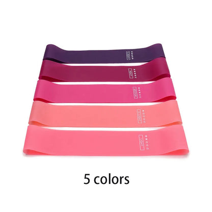 5Pcs/Set Yoga Resistance Rubber Bands for Fitness Training