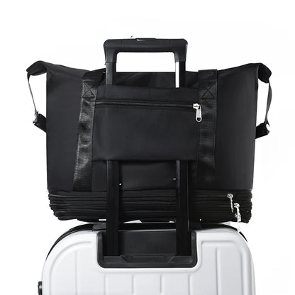 Giant Rolling Travel Duffel Bag - Spacious Lightweight Luggage