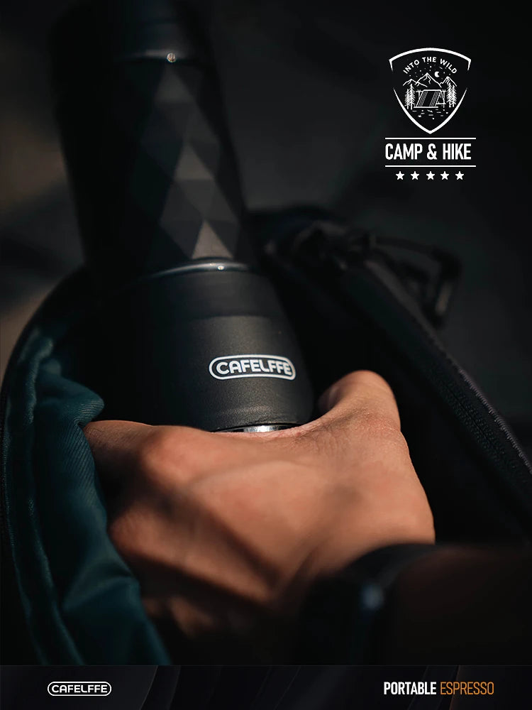 Cafelffe 3 In1 Portable Coffee Machine Hot/Cold Water Manual Espresso Maker For Capsule &amp; Ground Hand Press Brewer hiking Travel