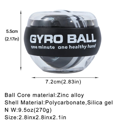Self-Starting Wrist Gyro Ball Power Trainer for Strength