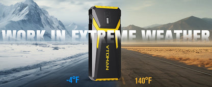 VTOMAN Power Bank 20000mAh Jump Starter 4500A Car Charger