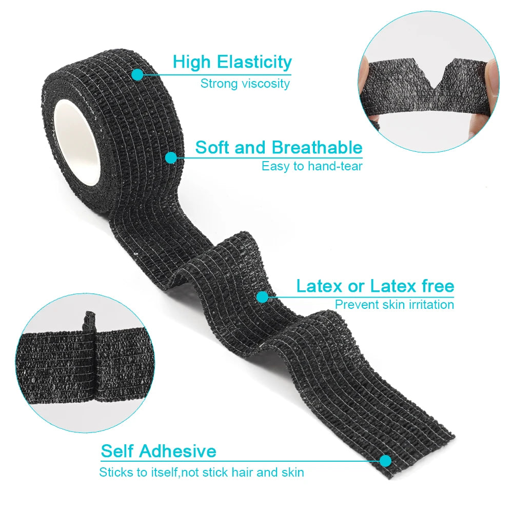 10 Rolls Self Adhesive Athletic Wrap Tape for Protection