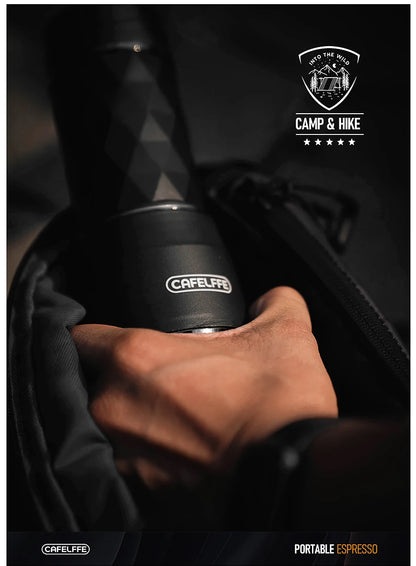 Cafelffe 3 In1 Portable Coffee Machine Hot/Cold Water Manual Espresso Maker For Capsule &amp; Ground Hand Press Brewer hiking Travel