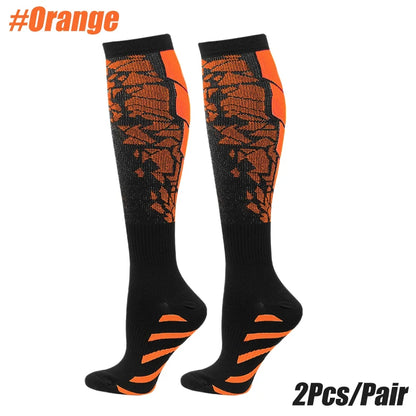 1Pair Compression Socks for Circulation and Outdoor Sports