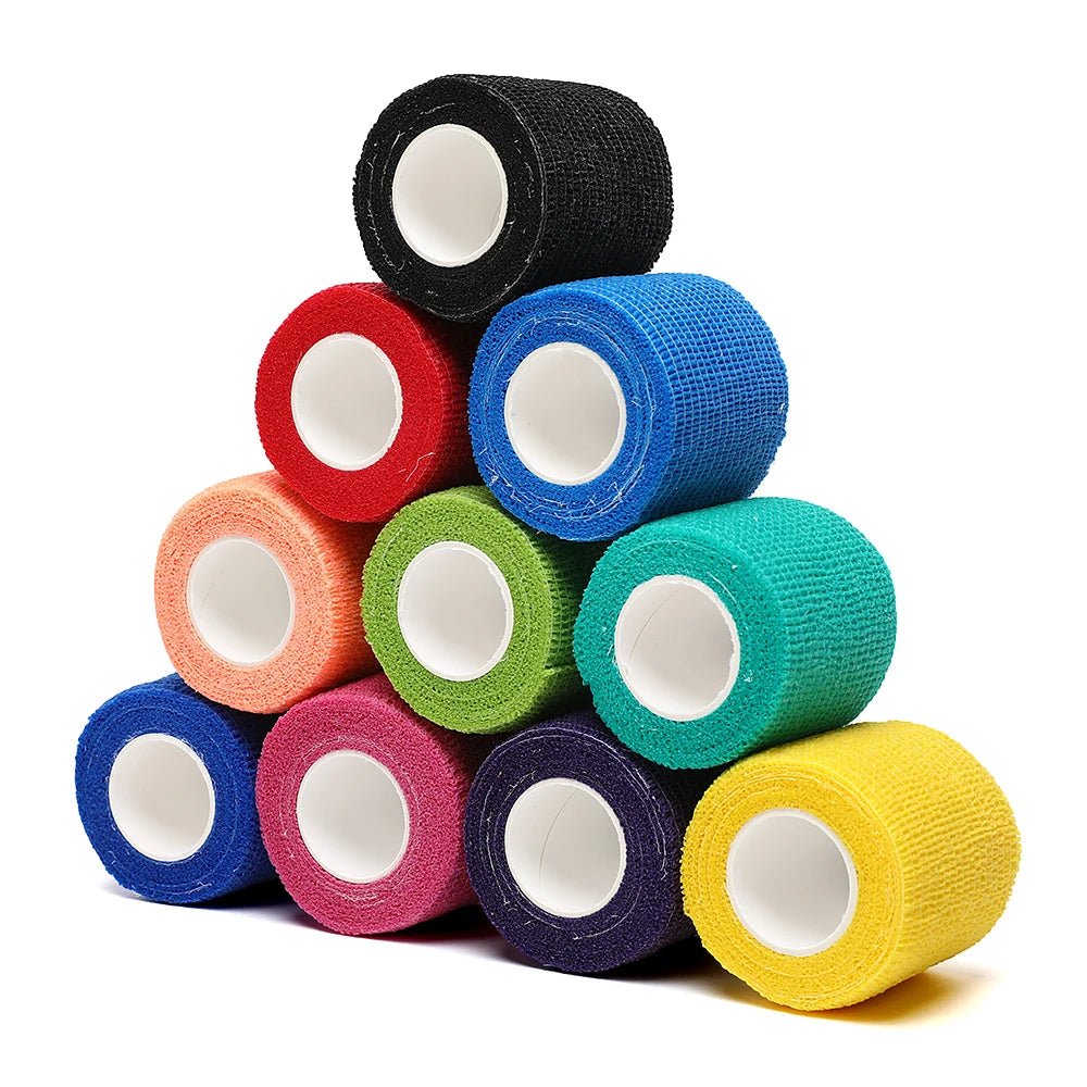 18 Colors Colorful Athletic Wrap Tape Self Adhesive Bandage