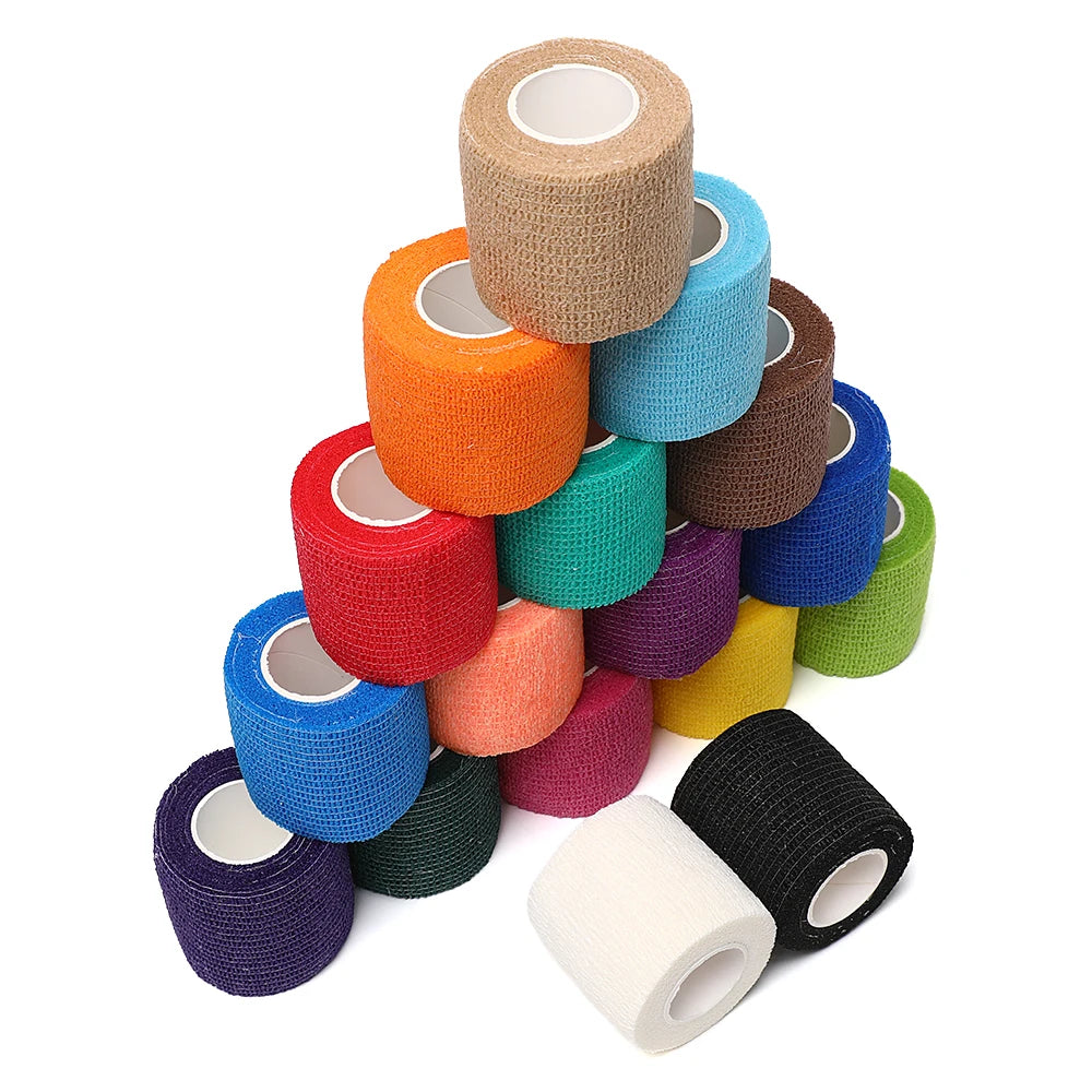 18 Colors Colorful Athletic Wrap Tape Self Adhesive Bandage