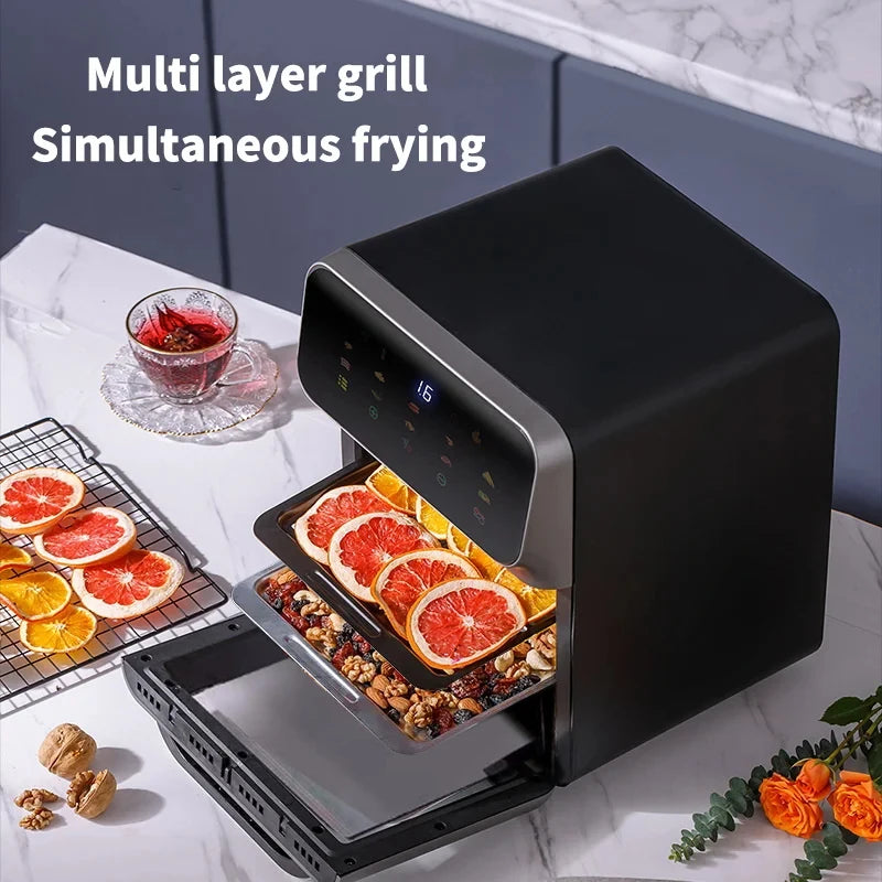 10L Large Capacity Oil-Free Electric Air Fryer Oven