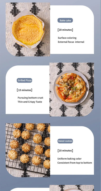 10L Large Capacity Oil-Free Electric Air Fryer Oven
