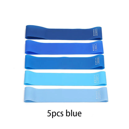 5Pcs/Set Yoga Resistance Rubber Bands for Fitness Training