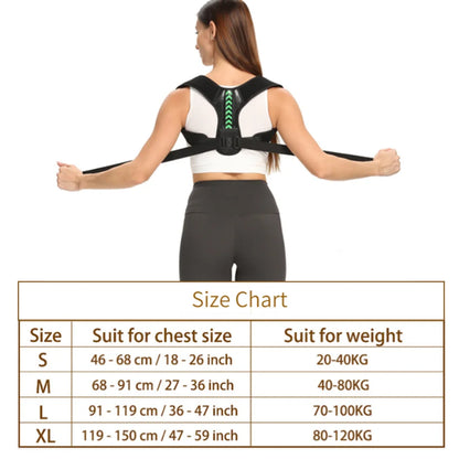 Adjustable Back Shoulder Posture Corrector for Home Office Use