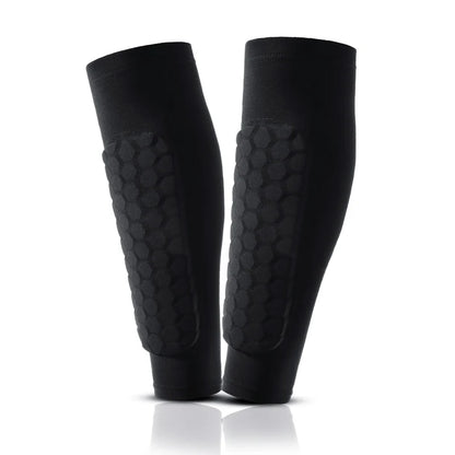 1Pcs Football Shin Guard Socks with Foam Compression Sleeves