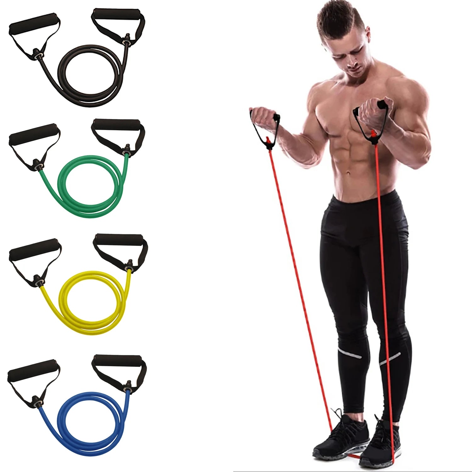 Resistance Bands With Handles For Effective Home Workouts